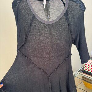 Free People Lightweight Long Top with Swing